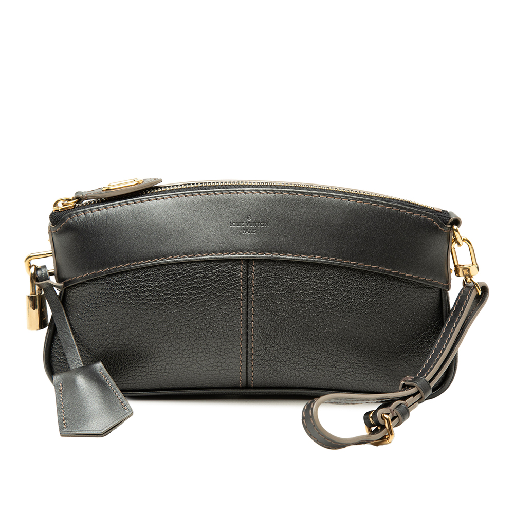 Pre-Loved Louis Vuitton Suhali Lockit Clutch